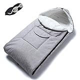 Universelle Passform – Geeignet für alle Arten von Kinderwagen (3 oder 5 Punkte Sicherheitgürtel). Altersempfehlung: Ca. 6 bis 36 Monate. Mit kostenlos Aufbewahrung-Tasche.