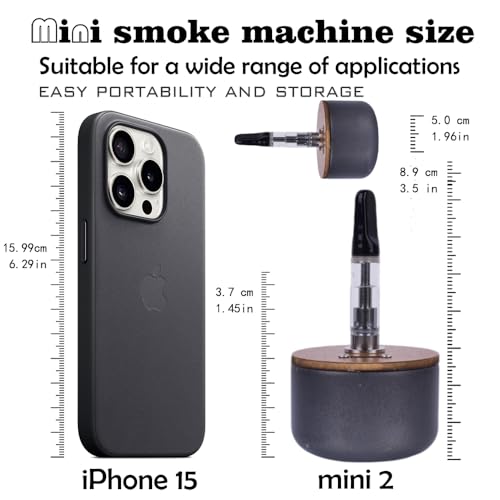 Máquina de humo mini portátil con control remoto inalámbrico, para producción audiovisual y cosplay miniatura 4