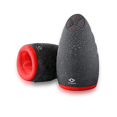Otouch Chiven2 Masturbatore – Masturbatore Vibrante Per Uomo Con 6 Modalità – Creste E Borchie Stimolanti – Nero/Rosso - 3