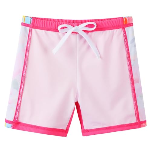 Image of Girls Two Piece Swimsuit Floral UPF 50+ Rash Guard Set Kids Beach Swimwear