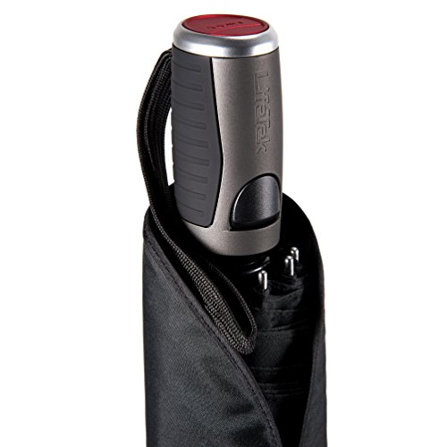 Lifetek Windproof Travel Umbrella - Compact, Automatic, Wind Resistant, Strong And Portable - Small Folding Backpack Umbrellas For Rain Perfect For Car, Purse, Women And Men - 42 Fx1 Black #TOP7