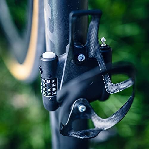 ABUS SportFlex 2504 rozsuwana blokada kablowa, zapięcie rowerowe do mocowania pod uchwytem na butelkę, zamek szyfrowy, lekki, elastyczny, zajmuje mało miejsca, długość kabla 90 cm