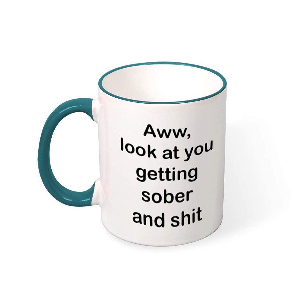Mug - Funny Mug Sobriety Mug Great Gift Idea Sober Aa Recovery Alcoholics Anonymous Narcotics Addiction Coffee Tea Cocoa 11oz Funny Coffee Mug