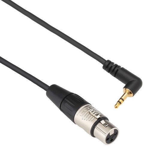 Kopul XRSM 3-Pin XLR Female to 3.5mm RA Stereo Mini-Plug Cable (20')