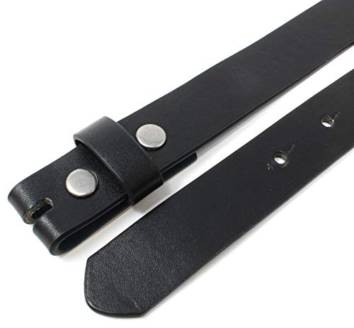 BC Belts Womens Thin Leather Belt Strap with Smooth Grain Finish 1" Wide with Snaps3