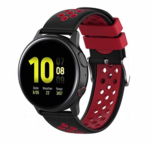 Image of Epaal 22mm Universal Silicone Strap with Flat Metal Buckle for all 22mm Smart Watches, Samsang Watch 3 45mm / Gear S3 Classic /Frontier /Huawei GT2 /Realme Watch 2 /2 Pro /S /S Pro