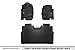 MAXLINER Floor Mats 2 Row Liner Set Black for 2015-2018 Ford F-150 SuperCrew Cab with 1st Row Bucket Seats