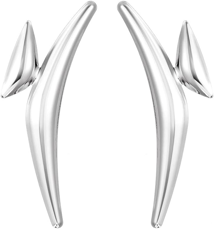 Chunky Gold Cute Drop Earrings for Women, Unique Statement Short Silver Irregular Geometric Earring Y2k Prom Party Jewelry Accessories Gifts - Image 8