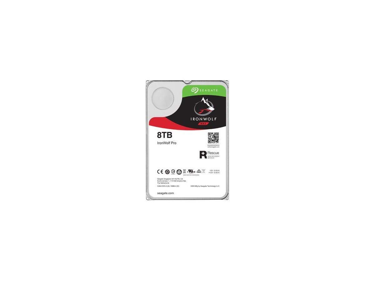 Seagate IronWolf PRO ST8000NE0004 Disco Rigido Interno HDD 8000 GB Serial ATA III IronWolf PRO ST8000NE0004, 3.5", 8000 GB, 7200 Giri/min, Serial ATA III, 256 MB, HDD