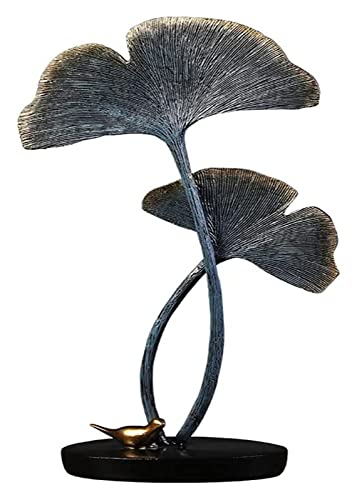 Décoration de salon ginkgo en statue créative pour buffet moderne