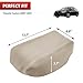 KBH Center Console Cover Replacement for Toyota Camry 2007 2008 2009 2010 2011, Vinyl Leather Armrest Upholstery, Anti-Scratch, Bisque Tan (Leather Part Only)