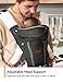 besrey Baby Carrier Hip Seat for Dad, Front Summer Infant Carrier Newborn to Toddler, Plus Men Backpack Holder, Harness for Carrying Infant, Hip Seat with Strap
