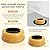 Extra Thick Toilet Wax Ring Replacement Kit (2-Pack) – 1.57" Wax Seal, Fits 3” & 4” Drain Pipes, Stops Leaks, Odors & Wobbling, All-in-One DIY Installation Kit