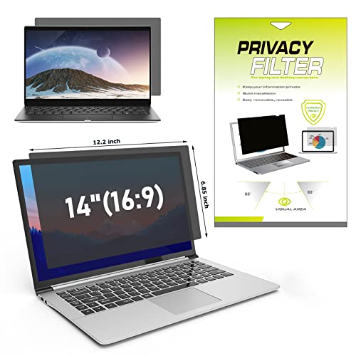 Yamaya Schermo privacy per laptop da 16 pollici, rimovibile aspetto 16:10, protezione dello schermo per laptop da 16 pollici, schermo privacy anti peeping