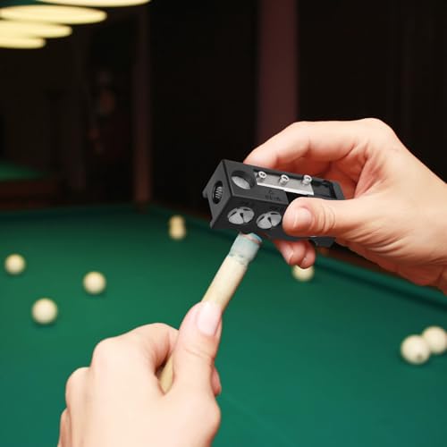 Desoto 11-in-1 Billiards Pool Cue Tip Shaper and Repair Tool Kit, Cue Tips Replacement Kit for Pool Table Accessories - image 5