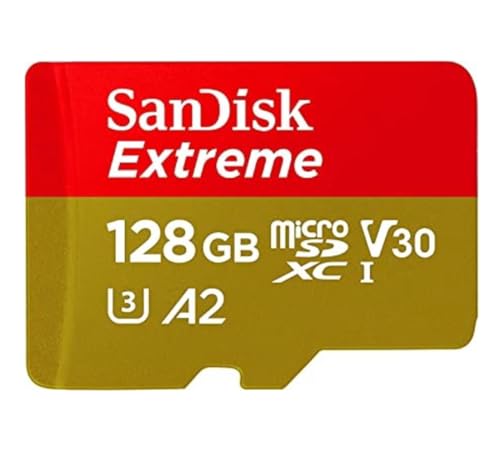 SanDisk ���� 128GB ���K�i Extreme �}�C�N��SD�J�[�h �n�C�N�I���e�B U3 V30 A2 �N���X �Ǎ�190MB/S ����90MB/S SDSQXA1-128G-GN6MA ���s�A���i MicroSDXC�J�[�h UHS Switch