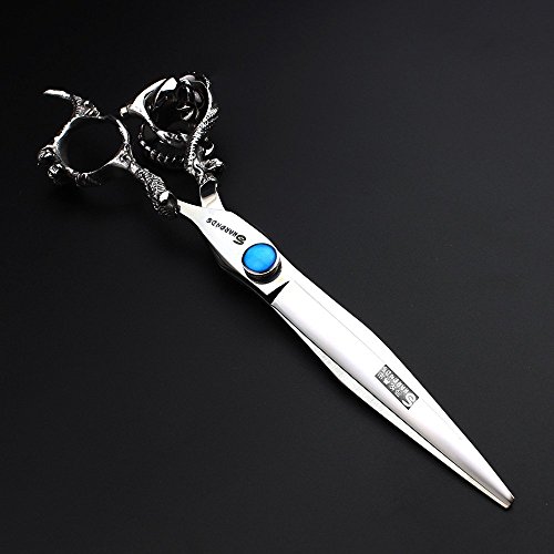Tesoura de cabelo profissional Japão 440C 17,8 cm tesoura de corte de cabeleireiro