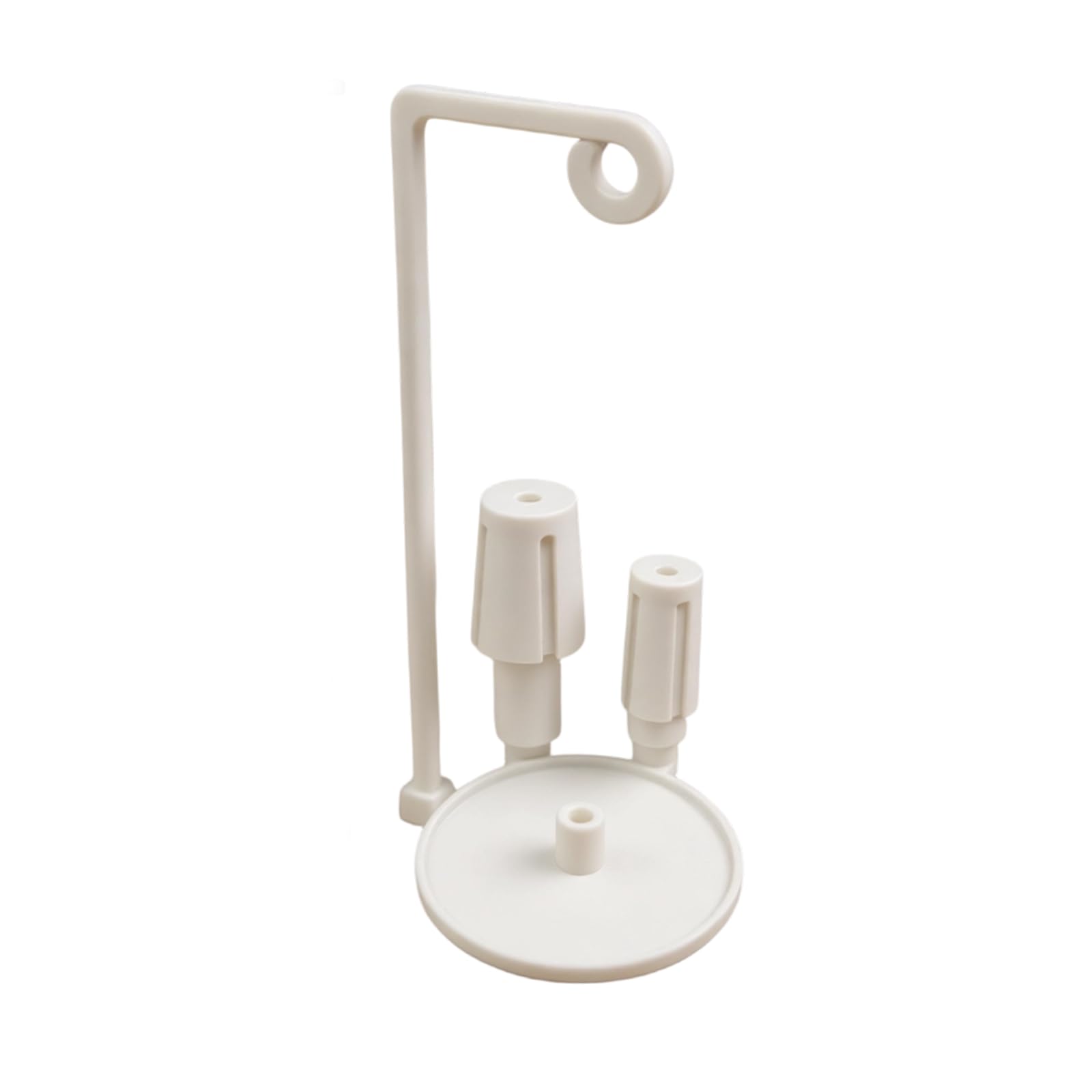 3D Print Sewing Machine Thread Holder Stand with Double Spool Holder and Smooth Guide Hook for Smooth Stitching Double Roll Thread Owner