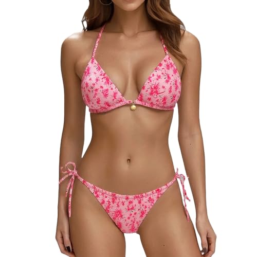 Maillot de bain triangle sexy rouge pour vos journées à la plage