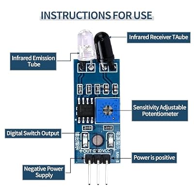 10pcs IR Infrared Obstacle Avoidance Sensor Module for Smart car Robot 3 Wire Photoelectric Reflection Sensor