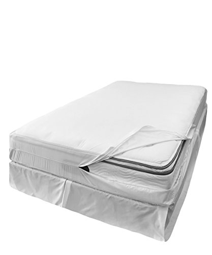 Natural Comfort Anti-Bedbug Waterproof 9-Inch Box Spring/Mattress Encasement, Full X-Large