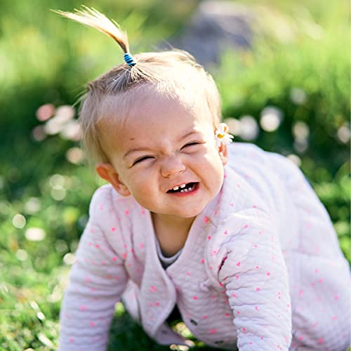 Willingtee Baby Hair Ties Multicolor Baby Girls Hair Ties Small Finger Hair Ties Thin Hair Ponytail Holder Hair Accessories For Baby Girls Newborn Infants Toddlers （2Cm In Diameter 200Pieces） #TOP5