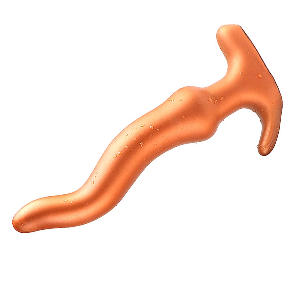 SXOVO Plug Anale in Silicone 31cm Plug Analesex Toy Extra Lungo Butt Plug Morbido Dildo Anale per Stimolazione della Prostata Massaggio Punto G Sex Toys per Uomo Donna Coppie (M)