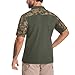VisionTac Men's Tactical Polo Shirts Short Sleeve Athletic Golf Outdoor Lightweight Performance Sports Shirt