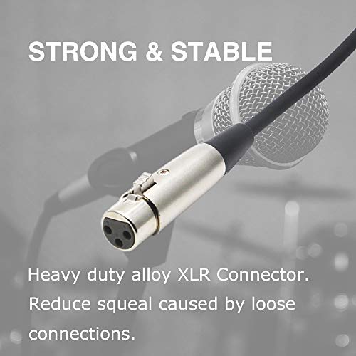 Hosongin Usb Microphone Cable 10Ft, Usb Male To Xlr Female Mic Link Converter Cable Studio Audio Cable Connector Cords Adapter For Microphones Or Recording #TOP3