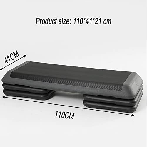 JYSWDZ Adjustable Workout Aerobic Stepper, Aerobic Exercise Step Platform With 4 Risers, Non-Slip Surface, Aerobic Rhythmic Exercise Workout Step Platform, Workout Equipment For Strength Training