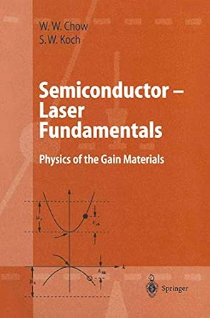 Semiconductor-Laser Fundamentals: Physics of the Gain Materials Softcover reprint of hardcover 1st ed. 1999 Edition-Wow! eBook