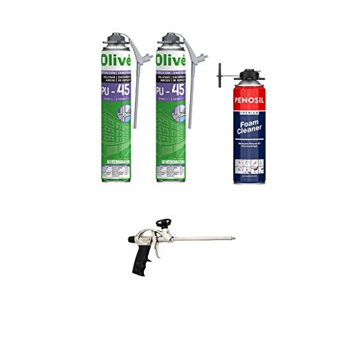 Mousse expansive polyuréthane 750 ml pour calfeutrer les menuiseries de la maison