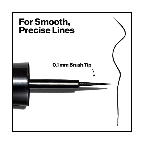 Revlon Skinny Liquid Eyeliner, ColorStay Eye Makeup, Waterproof, Smudge-proof, Longwearing with Ultra-Fine Tip, Black Out, 0.08 oz