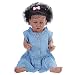 YIHANGG Bambole Reborn in Silicone Morbido Vestite da 58 Cm Bambola Neonato Afroamericana Indiana Giocattoli per Bambini Realistici