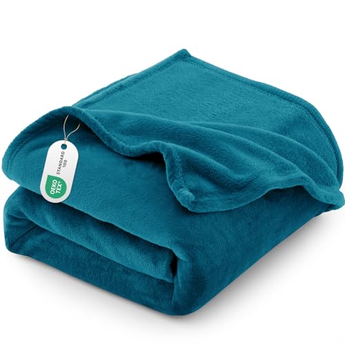 CozyLux Plaid Couverture Polaire 150x200, Jeté de Canapé en Flanelle Microfibre Premium, Plaid Chaud et Respirant, Couverture 2 Personnes Grande Taille Ultra...