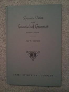 Hardcover Spanish Verbs and essentials of Grammar Book