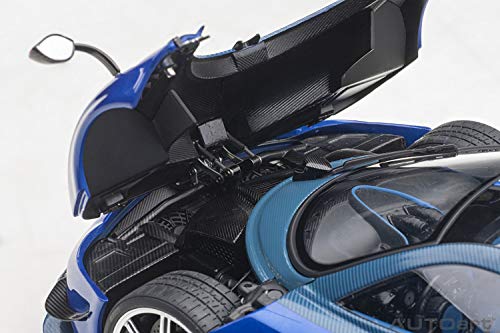 Autoart Pagani Huayra BC 1:18 Modelo Azul miniatura 5