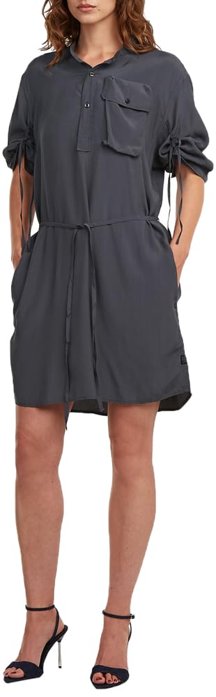 G-Star Fluid Dress SS Wmn NAN Donna