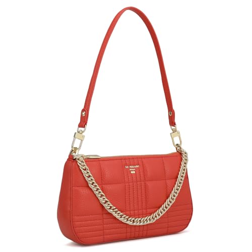Image of Da Milano Leather Shoulder Bag for Women