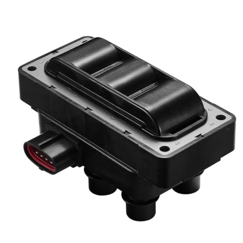 Image of 1 Ignition Coil - Fix Misfires for Ford Ranger /Explorer /Mustang /Aerostar & Mazda B4000 /B3000 /626 /Navajo & Mercury Mountaineer (3.0L /4.0L /4.2L V6) - Repl. F508 /FD480 /C925