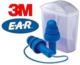  3M EAR UF-01-020 Ultrafit Tracer Ear Plugs - Blue Metal Detectable - 1 Pair by 3M