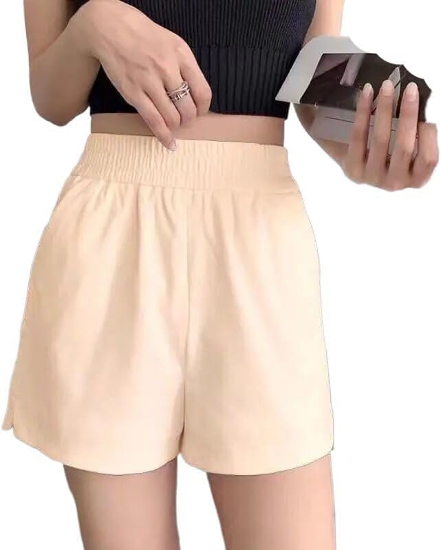 Women's Shorts Summer A-Line Solid Color