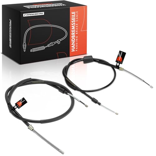 Frankberg 2x Câble de Frein à main câble Arrière Gauche Frein à tambour Compatible avec 306 7B N3 N5 306 Hatchback 7A 7C N3 N5 Remplacer# 474597