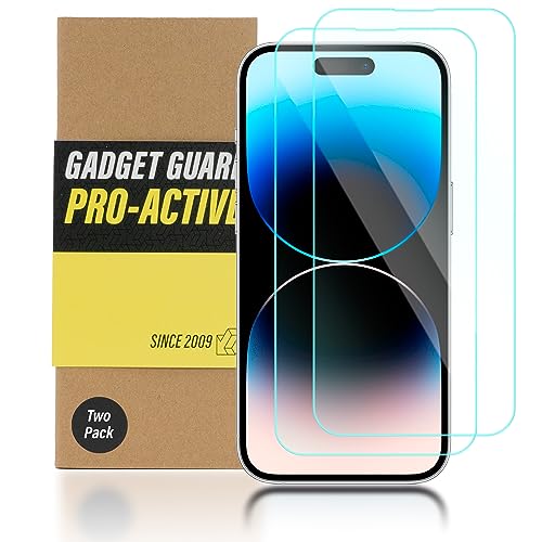 Gadget Guard Glass for iPhone 14 Pro Max Screen Protector [Pro-Active Shatterproof] Screen Protector...