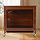 Arkyomi hundebox Holz für zuhause hundekäfig XXL Indoor hundekäfigmöbel mit rädern Dog Crate mit riemenscheibe für große Hunde Large Dog Crate