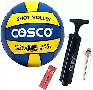 PRISAMX Shot Volley Multi-Colour Size 4 Pack of 1 Volleyball with Pump & Needle Volleyball Pack of 1 Volleyball (B0C73WXPVL) Amazon Price History, Amazon Price Tracker