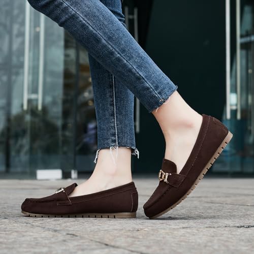 Image of Cvistpieo Loafers for Women Business Casual Shoes Comfortable & Lightweight Penny Loafers Slip On Work Flats