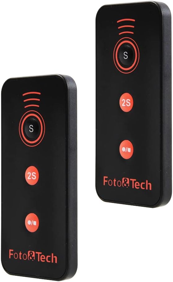 Foto&Tech 2 PCS IR Wireless Remote Control for Sony Alpha Cameras A7R