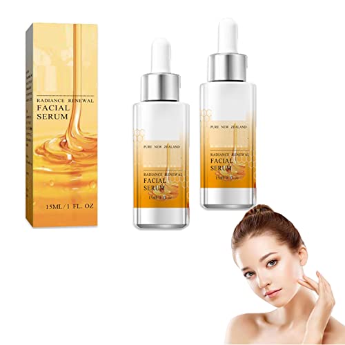 Honey Facial Serum,Honey Extract Moisturizing Anti-Aging Serum,Skin Glow Serum,Collagen Boost Anti Aging Face Serum Moisturizes And Firms The Skin-2Pcs #TOP4