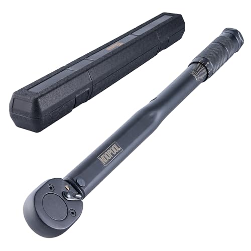 KOOPOOL 1/2-Inch Drive Click Torque Wrench,25-250 ft.-lb./33.9~338.9 Nm